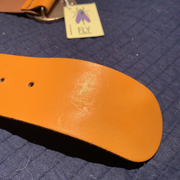 Fly London Tangerine Lule Leather Belt - Picture 7 of 8